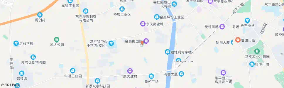 东莞金美公园_公交站地图_东莞公交_妙搜公交查询2024