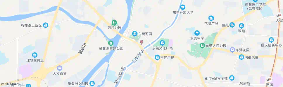 东莞可园首末站_公交站地图_东莞公交_妙搜公交查询2024