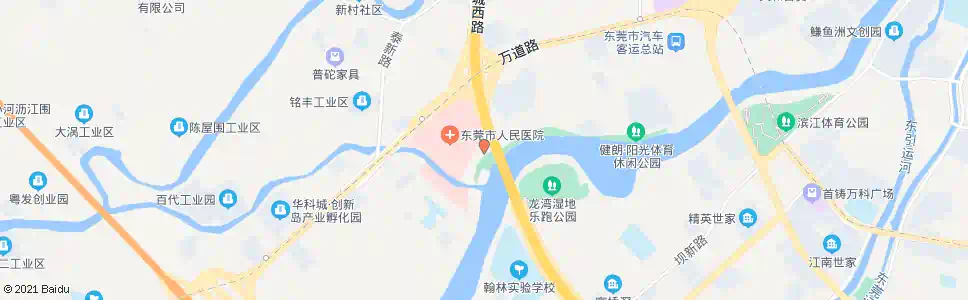 东莞人民医院_公交站地图_东莞公交_妙搜公交查询2024