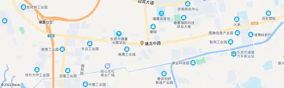 东莞溪头新村_公交站地图_东莞公交_妙搜公交查询2024