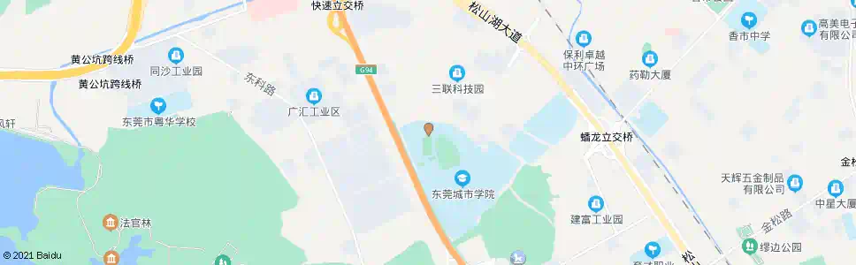 东莞城市学院北门_公交站地图_东莞公交_妙搜公交查询2024