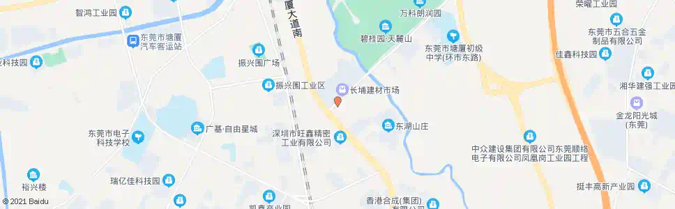 东莞长浦建材市场_公交站地图_东莞公交_妙搜公交查询2024