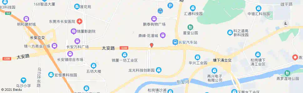 东莞霄边医院_公交站地图_东莞公交_妙搜公交查询2024