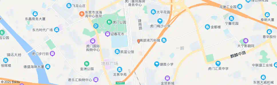 东莞万福医院_公交站地图_东莞公交_妙搜公交查询2024