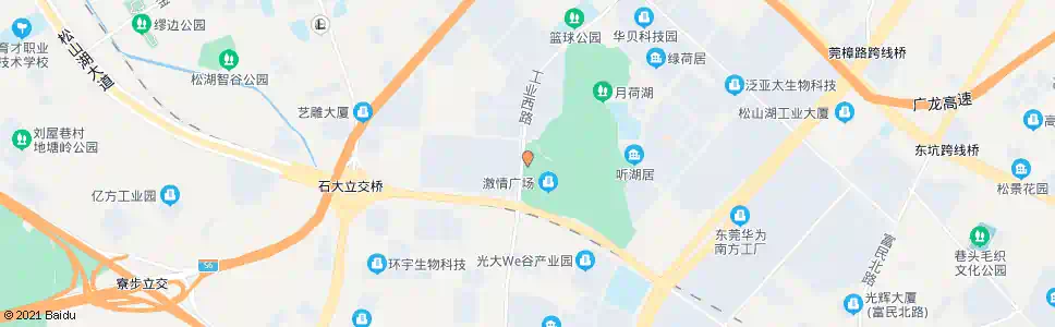 东莞创意生活城_公交站地图_东莞公交_妙搜公交查询2024