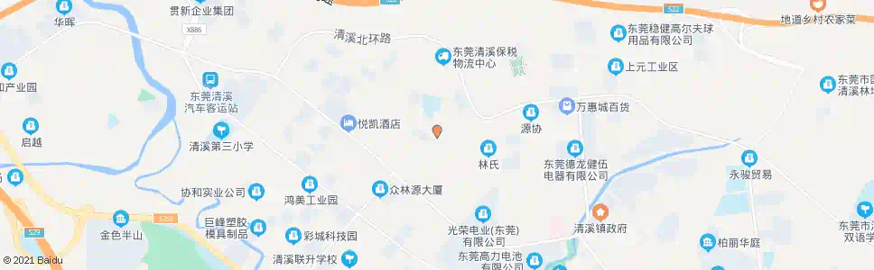 东莞岗朗村_公交站地图_东莞公交_妙搜公交查询2024