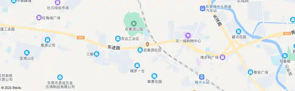 东莞百果洞_公交站地图_东莞公交_妙搜公交查询2024