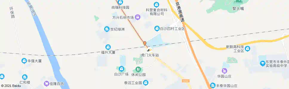 东莞虎门高铁站(站外)_公交站地图_东莞公交_妙搜公交查询2024