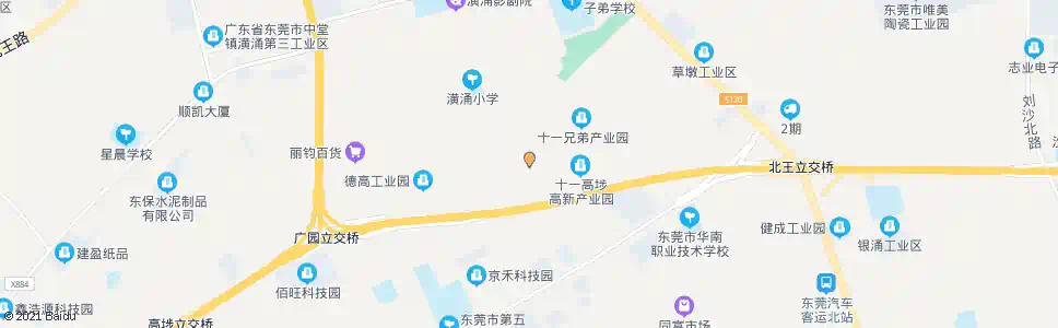 东莞护安围二村_公交站地图_东莞公交_妙搜公交查询2024