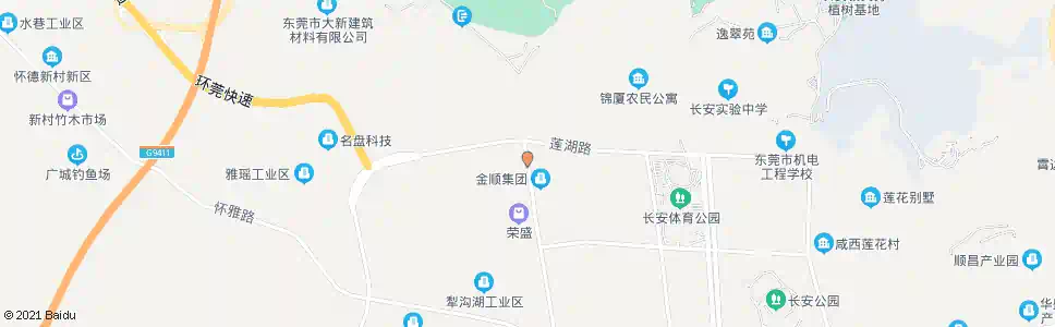 东莞华安公寓_公交站地图_东莞公交_妙搜公交查询2024