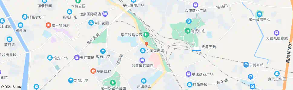 东莞铁路公园_公交站地图_东莞公交_妙搜公交查询2024