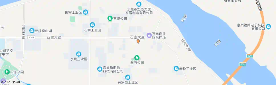 东莞向西村_公交站地图_东莞公交_妙搜公交查询2024