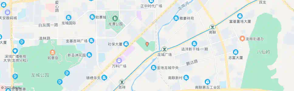 东莞龙城广场_公交站地图_东莞公交_妙搜公交查询2024