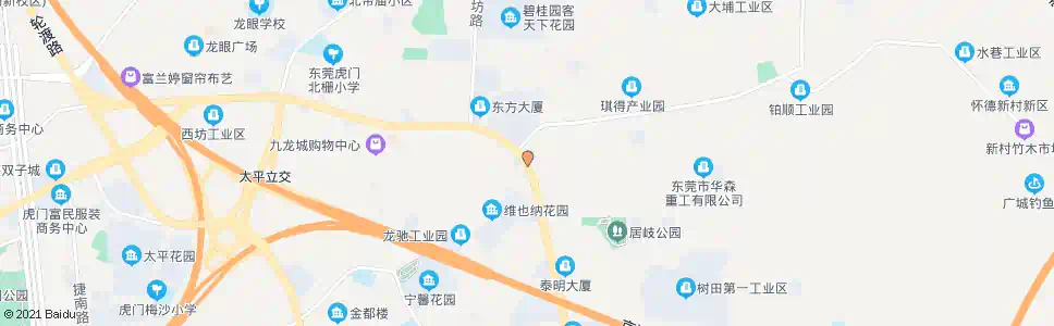 东莞怀德路口_公交站地图_东莞公交_妙搜公交查询2024