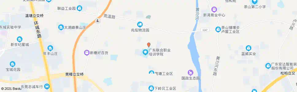 东莞联合技校_公交站地图_东莞公交_妙搜公交查询2024