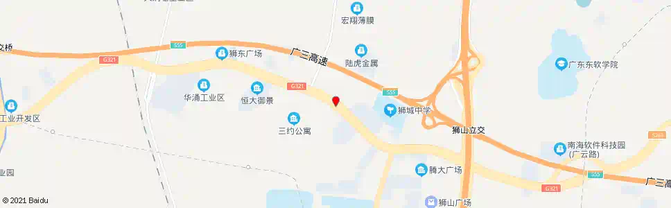 佛山狮山华立医院_公交站地图_佛山公交_妙搜公交查询2024