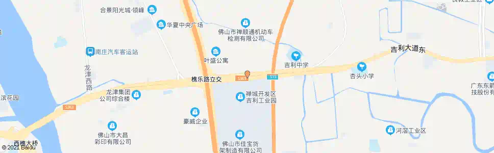 佛山吉利工业园_公交站地图_佛山公交_妙搜公交查询2024