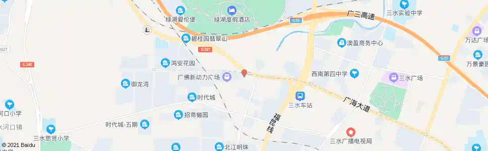 佛山布心民警中队_公交站地图_佛山公交_妙搜公交查询2024