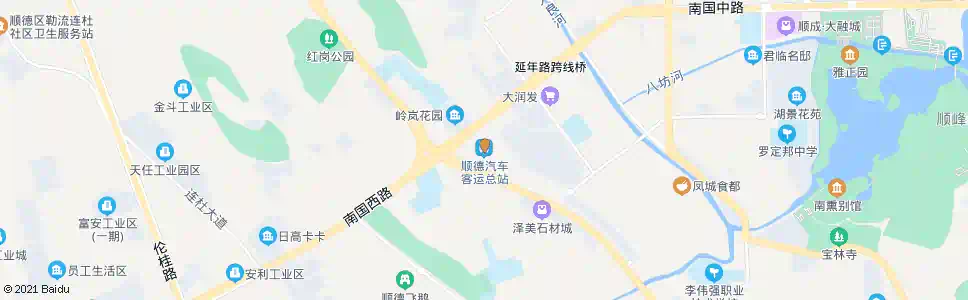 佛山顺德客运总站_公交站地图_佛山公交_妙搜公交查询2024