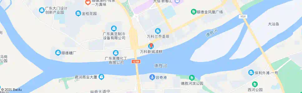 佛山万科新城湾畔_公交站地图_佛山公交_妙搜公交查询2024