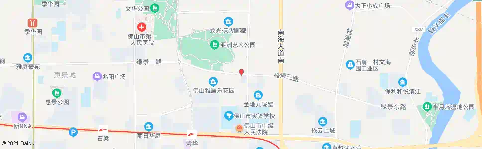 佛山绿景三路_公交站地图_佛山公交_妙搜公交查询2024