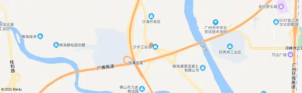 佛山沙涌站_公交站地图_佛山公交_妙搜公交查询2024