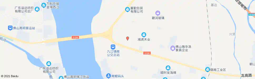 佛山新田南村市场_公交站地图_佛山公交_妙搜公交查询2024