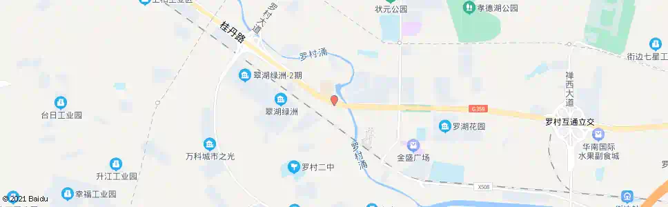 佛山罗村医院_公交站地图_佛山公交_妙搜公交查询2024