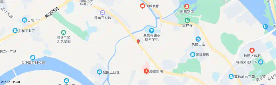 佛山顺峰汽车检测站_公交站地图_佛山公交_妙搜公交查询2024