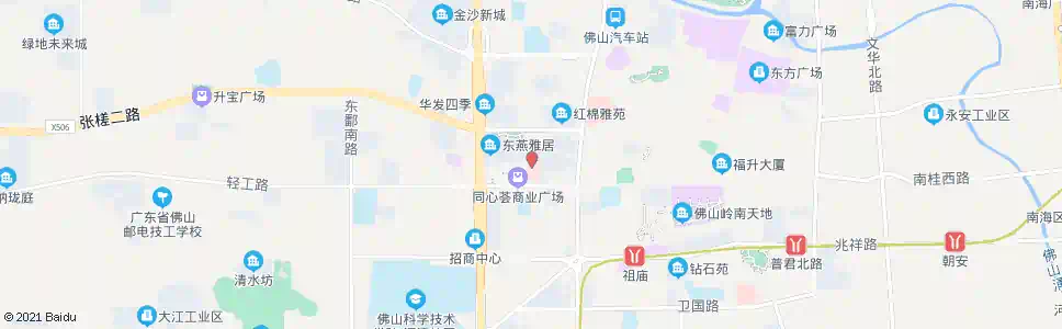 佛山人民西(市妇幼保健院)_公交站地图_佛山公交_妙搜公交查询2024