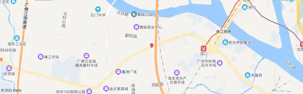 佛山黄岐城区_公交站地图_佛山公交_妙搜公交查询2024