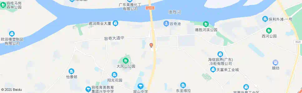 佛山容奇大桥(桥西路)_公交站地图_佛山公交_妙搜公交查询2024