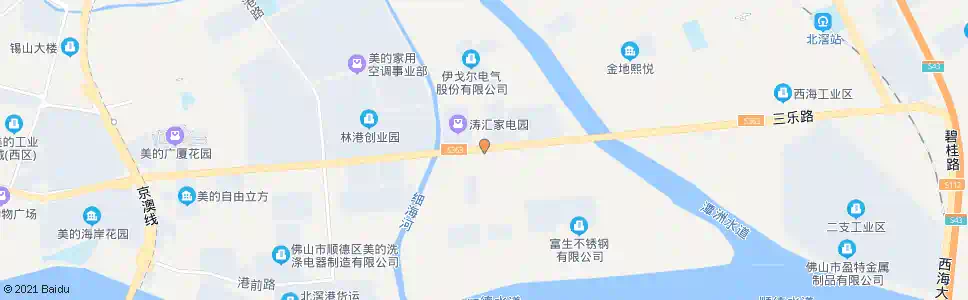 佛山大沙桥西_公交站地图_佛山公交_妙搜公交查询2024