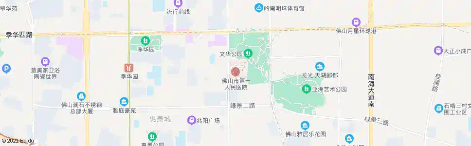 佛山人民医院_公交站地图_佛山公交_妙搜公交查询2024