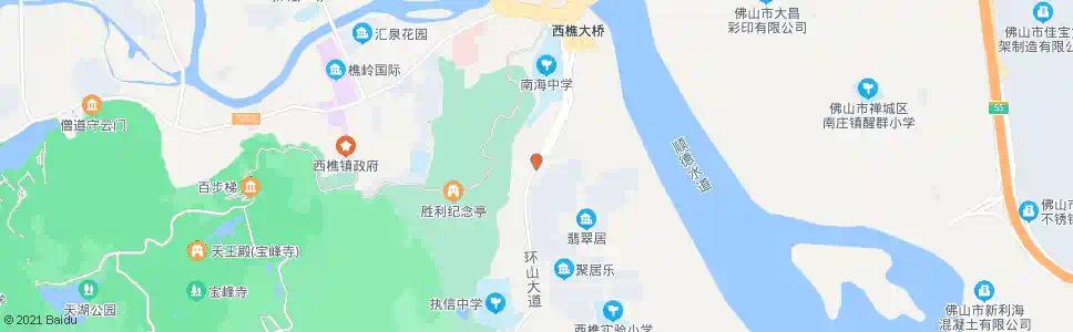 佛山山根莘村_公交站地图_佛山公交_妙搜公交查询2024