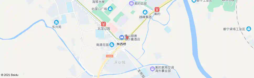 佛山林头西_公交站地图_佛山公交_妙搜公交查询2024