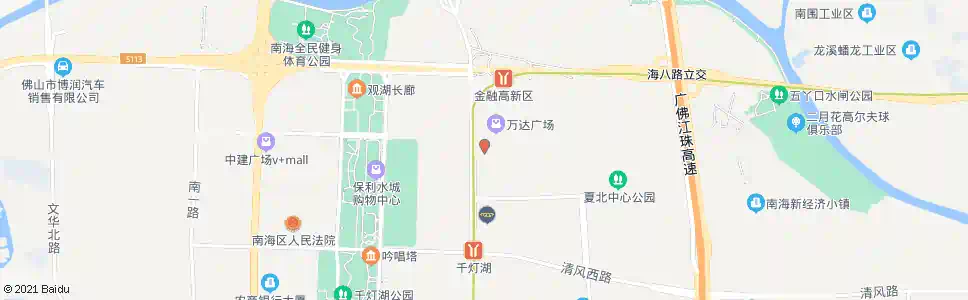 佛山购书中心_公交站地图_佛山公交_妙搜公交查询2024