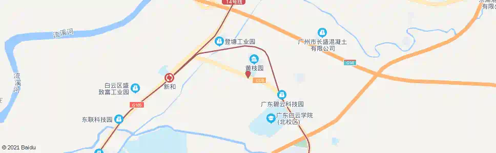 广州登塘村口_公交站地图_广州公交_妙搜公交查询2024