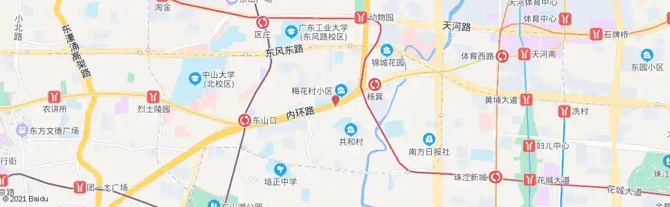 广州梅花村_公交站地图_广州公交_妙搜公交查询2024