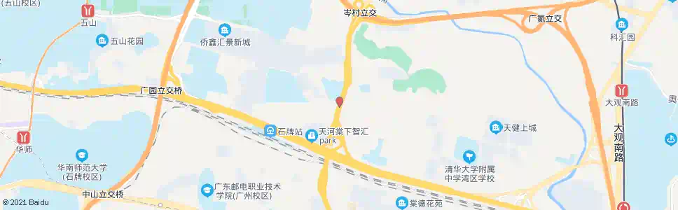 广州科韵路中_公交站地图_广州公交_妙搜公交查询2024