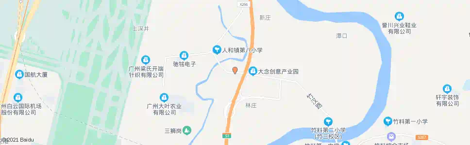 广州汉塘村_公交站地图_广州公交_妙搜公交查询2024