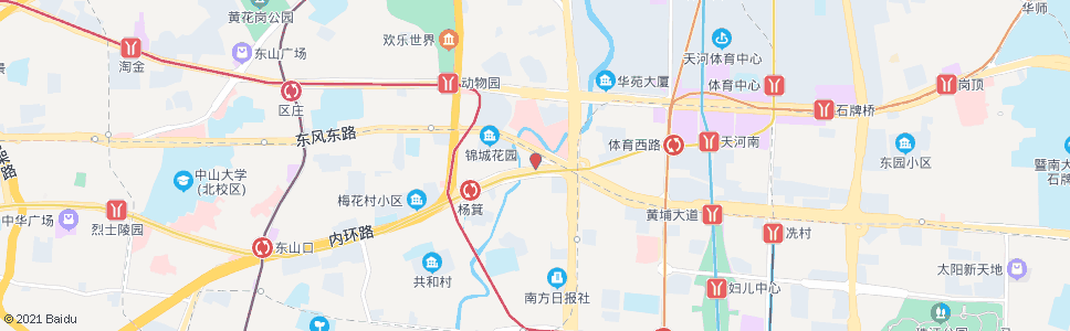 广州自来水公司_公交站地图_广州公交_妙搜公交查询2024
