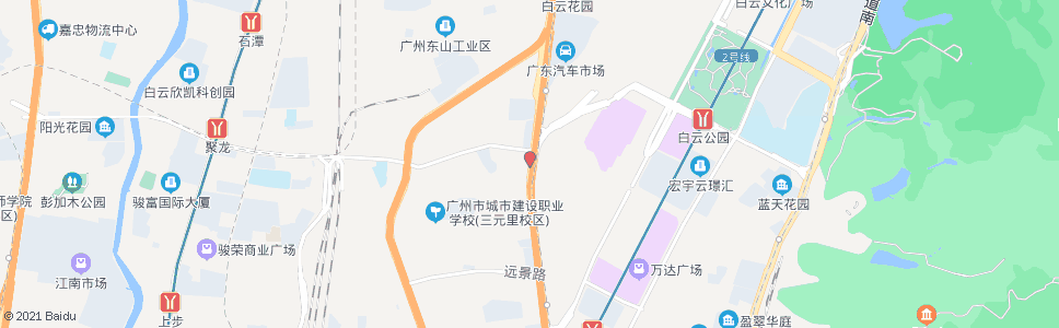 广州旧机场北门_公交站地图_广州公交_妙搜公交查询2024