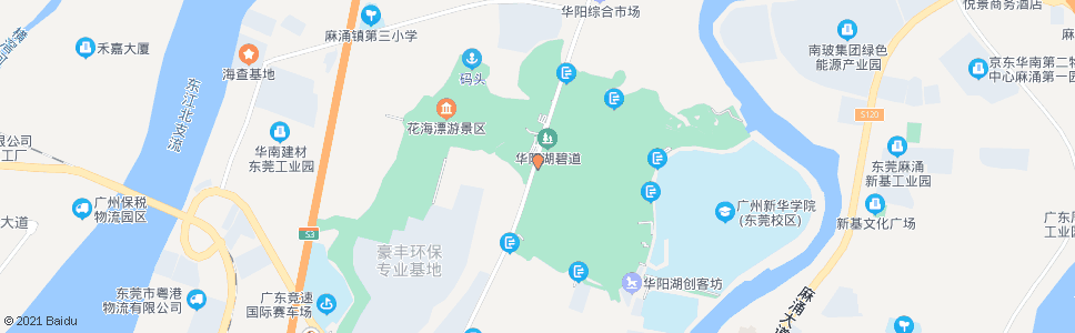 广州华阳湖湿地公园_公交站地图_广州公交_妙搜公交查询2024