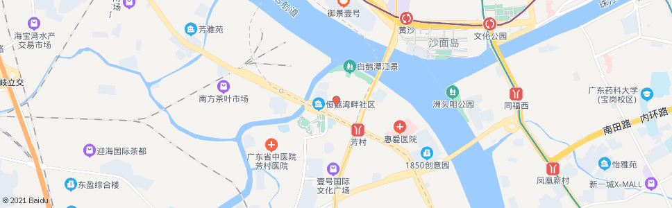 广州果子厂_公交站地图_广州公交_妙搜公交查询2024