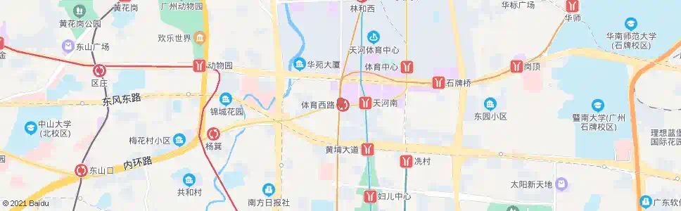 广州体育西路_公交站地图_广州公交_妙搜公交查询2024