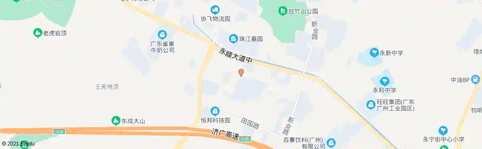 广州新庄二路(新安路口)_公交站地图_广州公交_妙搜公交查询2024