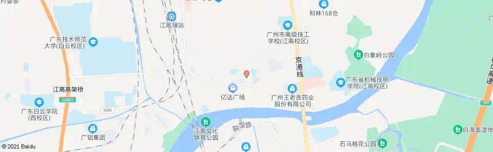 广州江村墟_公交站地图_广州公交_妙搜公交查询2024