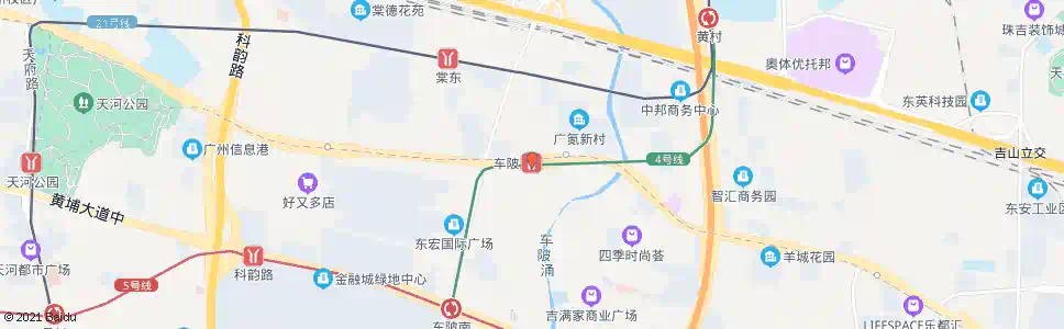 广州车陂_公交站地图_广州公交_妙搜公交查询2024