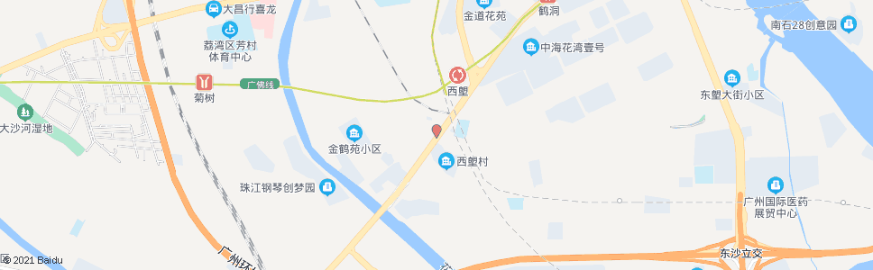 广州麦村1_公交站地图_广州公交_妙搜公交查询2024